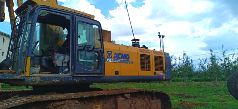 徐工旋挖機在江蘇徐州施工案例 樁徑800毫米，樁深40米
